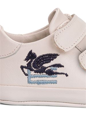 sneakers in pelle bianco ETRO KIDS | GV0516Z2132105BL